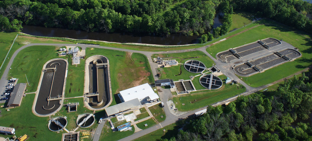 View of Bossier City's Northwest WWTP