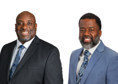 Headshots of Eric Jefferson and Darion Warren