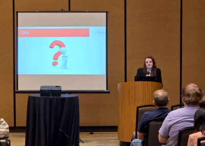 Holli Gill presenting at the SCAUG conference