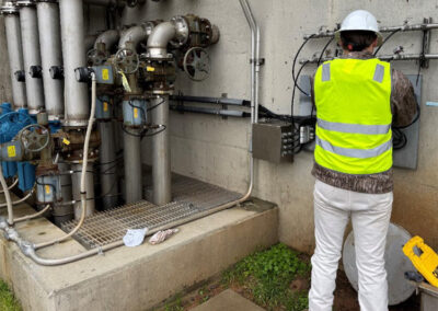 View of the Super P Valves at Plant 3 in Bossier City, Louisiana