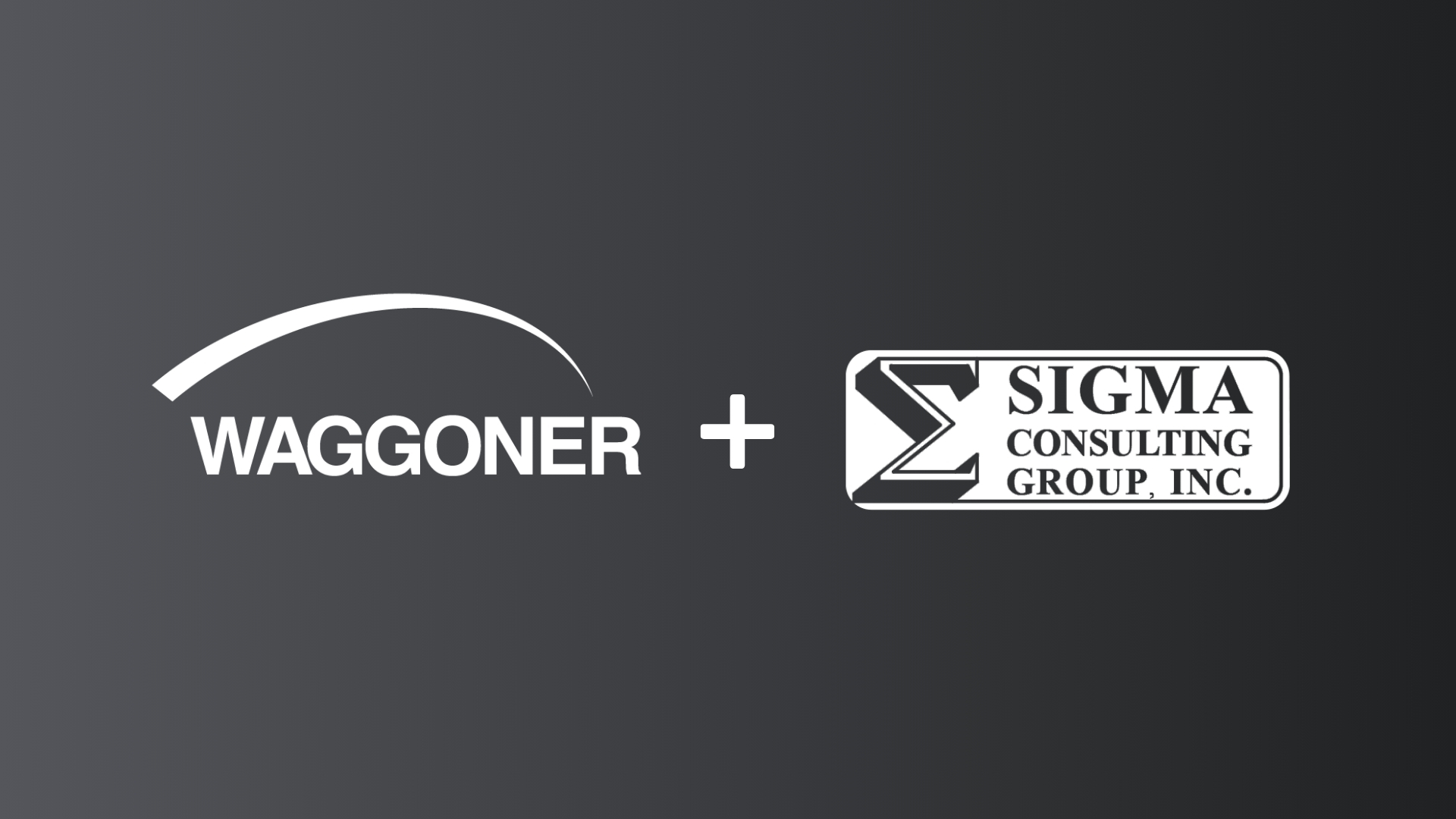 Waggoner - Acquired Sigma Consulting Group in 2022 raphic displaying “Waggoner + Sigma Consulting Group, Inc.” marking the 2022 acquisition.