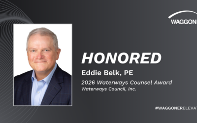 Waggoner Engineering’s Eddie Belk Honored with Prestigious 2026 Waterways Counsel Award
