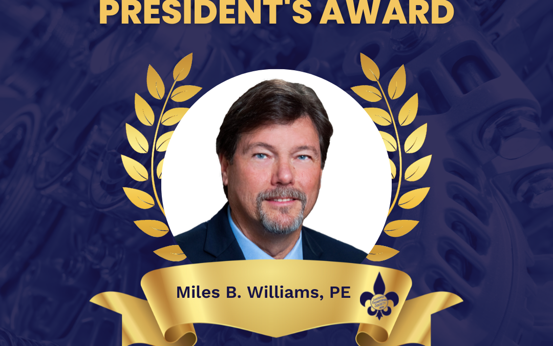 Miles B. Williams receives Waldemar S. Nelson President’s Award