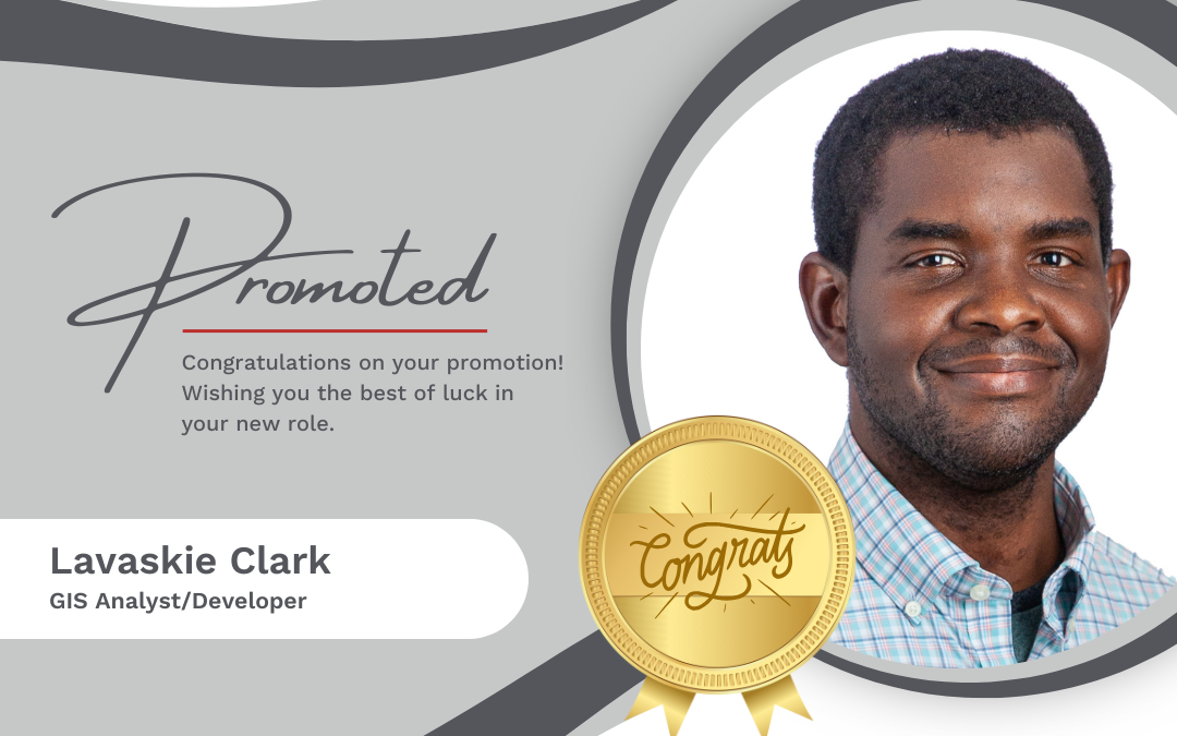 Clark Promoted to GIS Analyst/Developer
