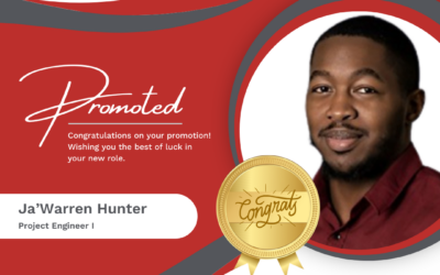 Hunter Promoted to Project Engineer I