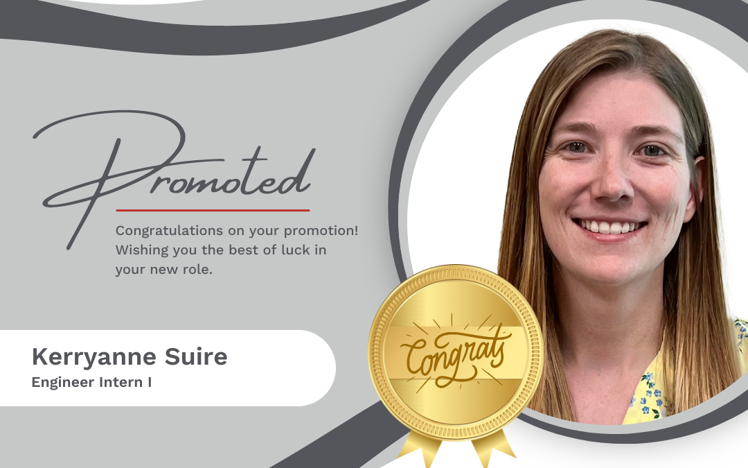 Suire Promoted to Engineer Intern I